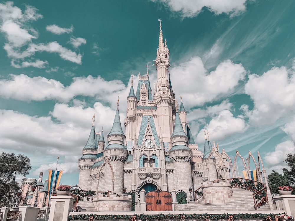 Disney castle during daytime